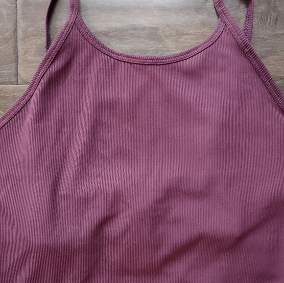 Girlfriend Collective Berry Marlow High Neck Brief Bodysuit NWT - Picture 5 of 11